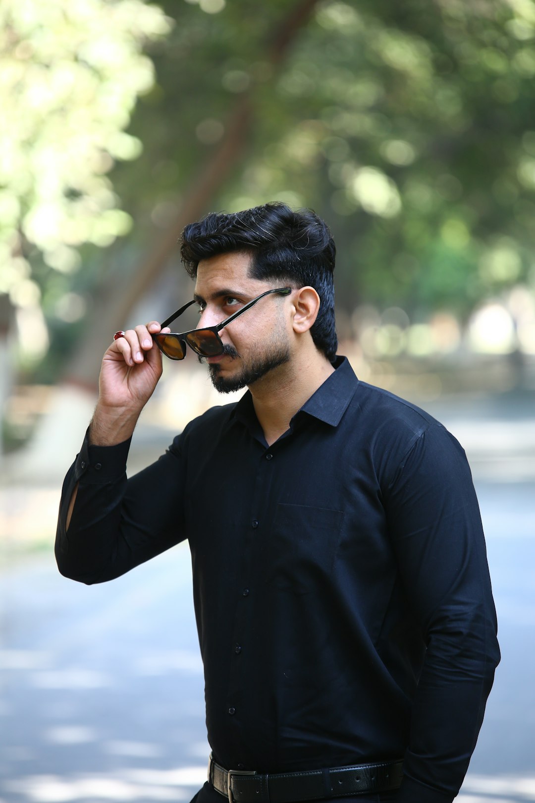 Mens medium length haircut