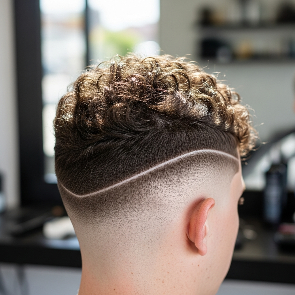 Curly Hair Fade That Does Not Lose Its Shape