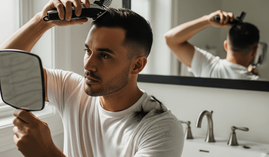 Professional photograph related to: How to Cut Your Own Hair at Home — The Clipper Guide for Men. Hi